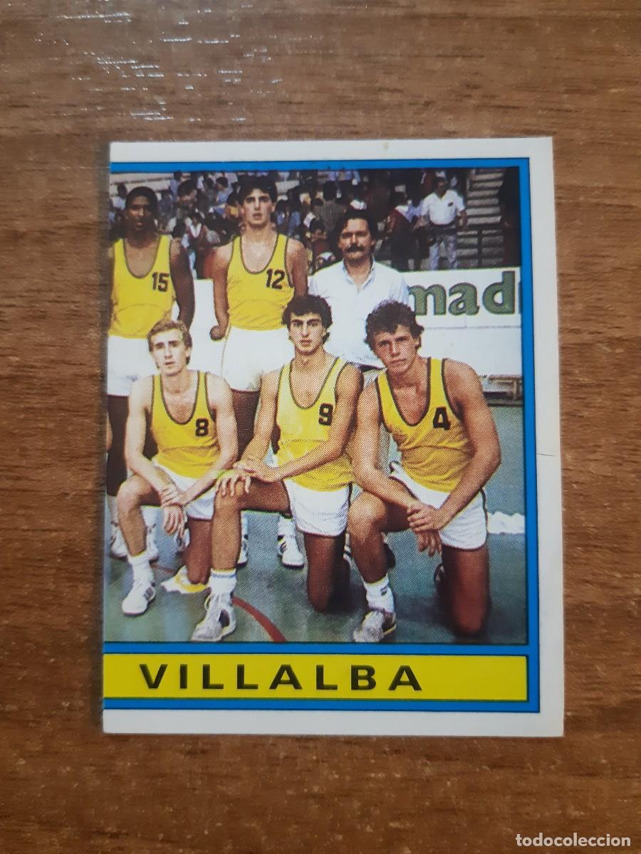 Colecionismo desportivo: N&deg;364 Alineaci&oacute;n/ Plantilla Collado Villalba 2/2 F&Uacute;TBOL BASKET 85 Ed. PANINI 1985. Nunca pegado