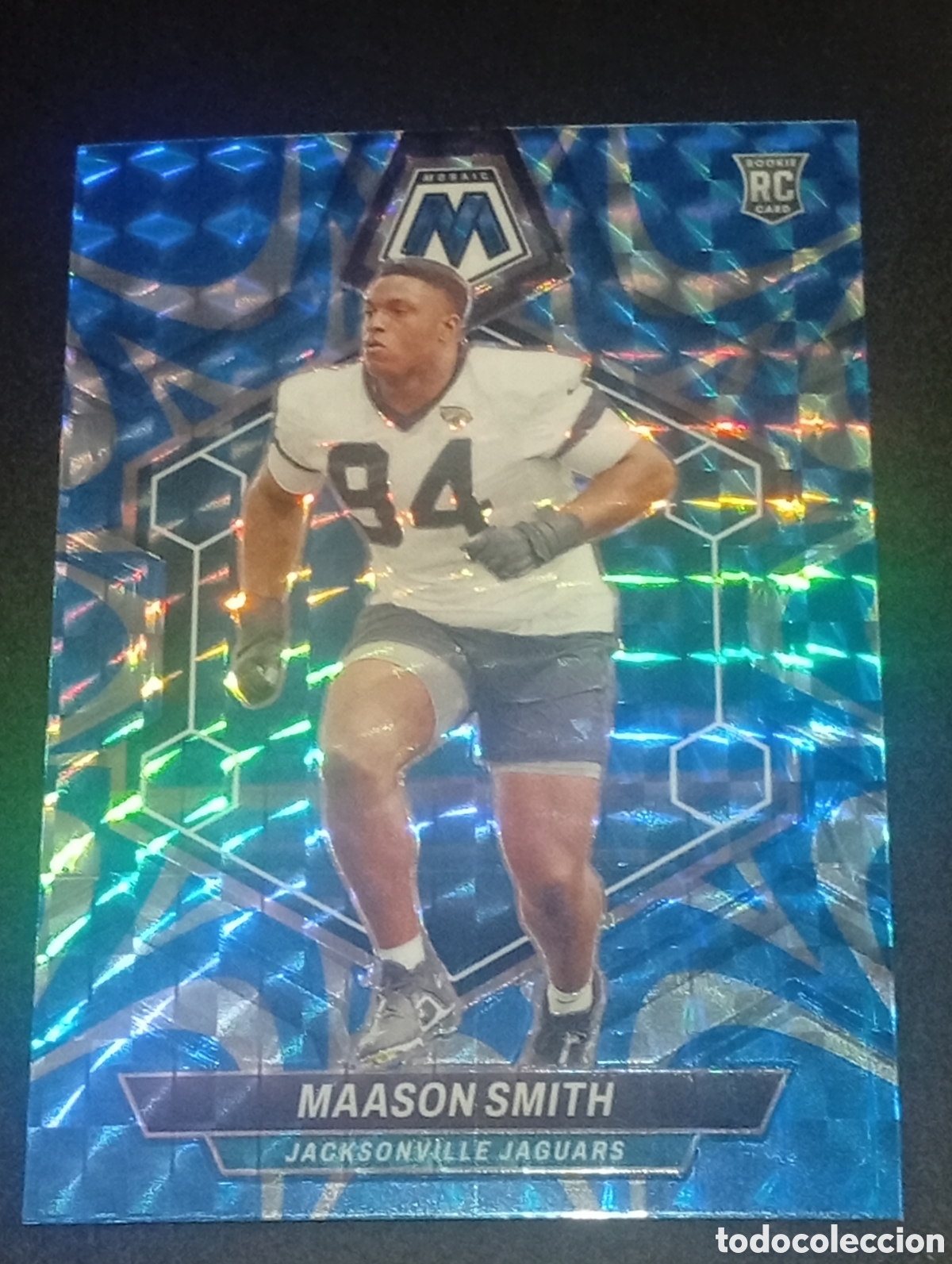 Sammelleidenschaft Sport: 347 paralela rookie MAASON SMITH JACKSONVILLE NFL NFLPA PANINI MOSAIC 2023 2024 23 24 CROMOS JAGUARS
