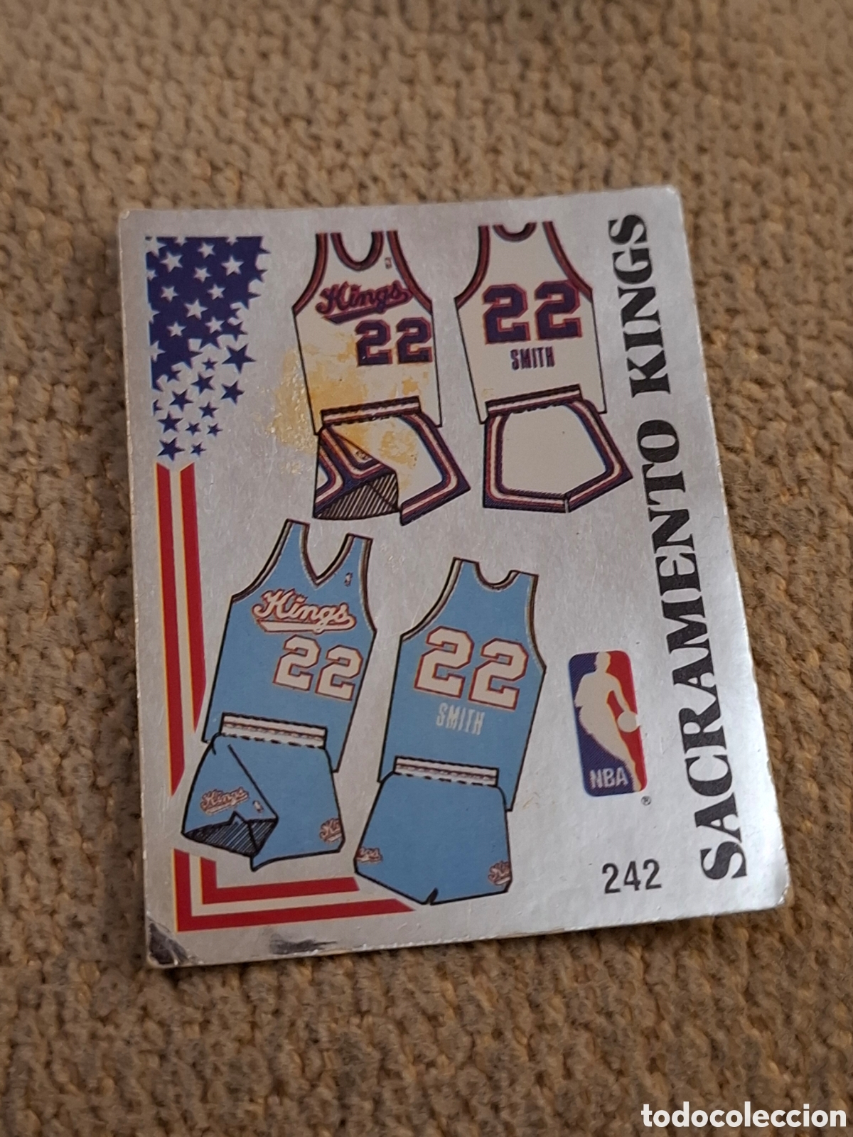 Collezionismo sportivo: PANINI. NBA 89. SACRAMENTO KINGS. N 242 -SIN PEGAR