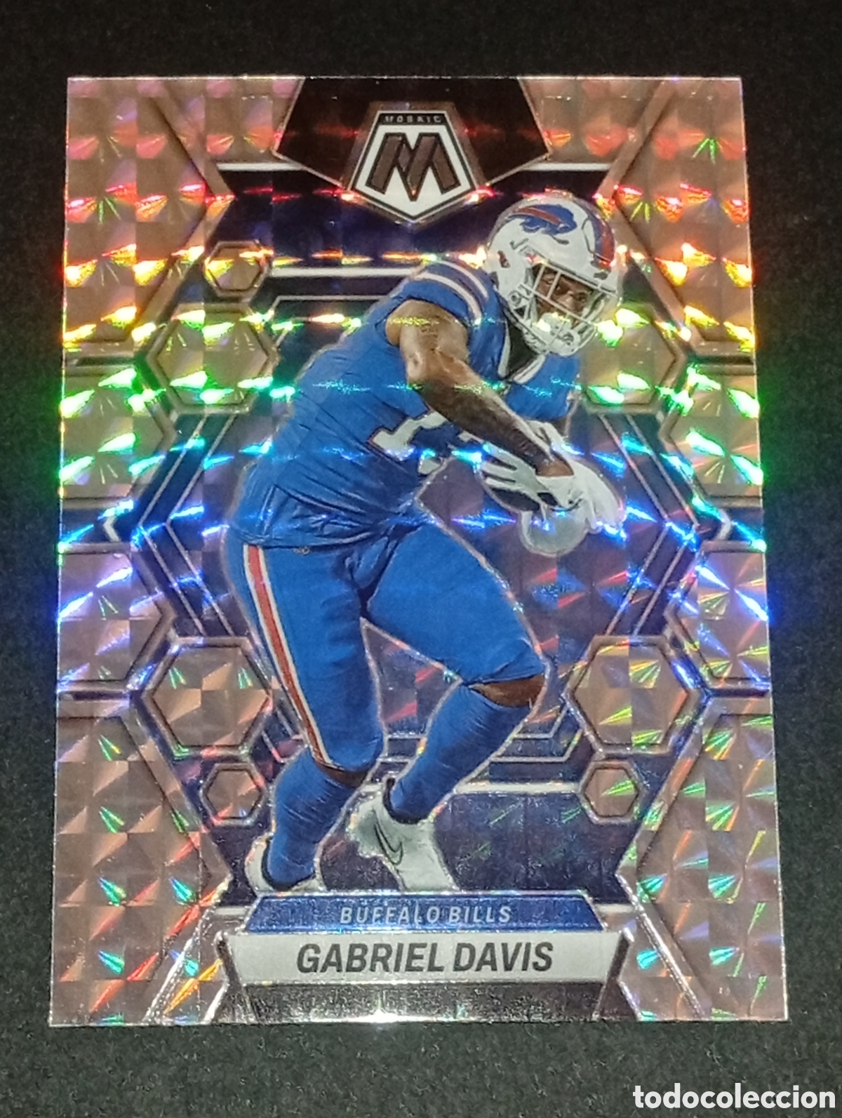 Sammelleidenschaft Sport: 23 paralela prizm GABRIEL DAVIS BUFFALO BILLS NFLPA PANINI MOSAIC 2022 2023 22 23 CROMOS