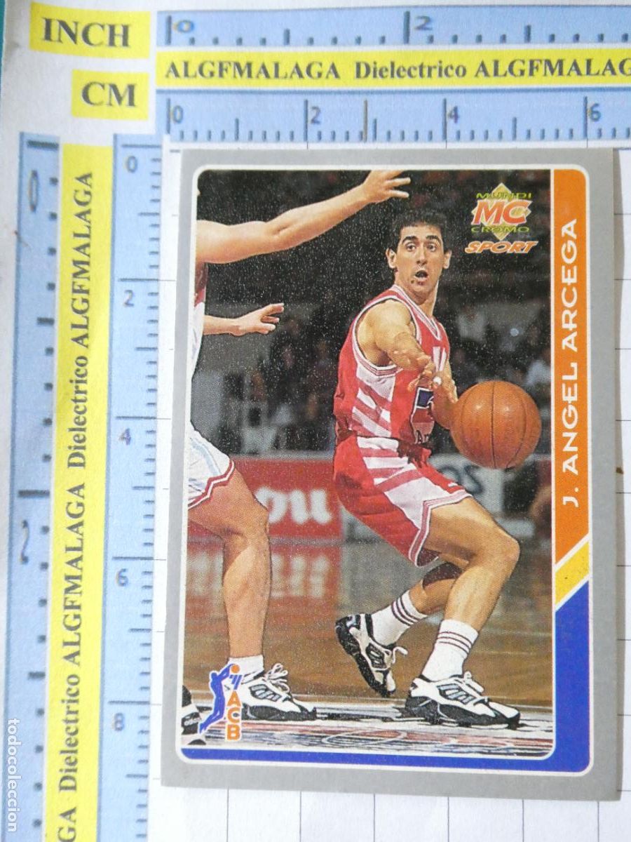 Colecionismo desportivo: CROMO TARJETA DE BALONCESTO. 68 JOSE ANGEL ARCEGA AMWAY CB ZARAGOZA. ACB95 ACB 95 1995. MUNDI CROMO.
