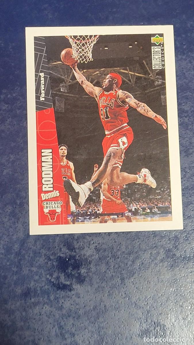 Coleccionismo deportivo: DENNIS RODMAN CARD NBA CHICAGO BULLS UPPER DECK 1996 # 111 MUY BUEN ESTADO