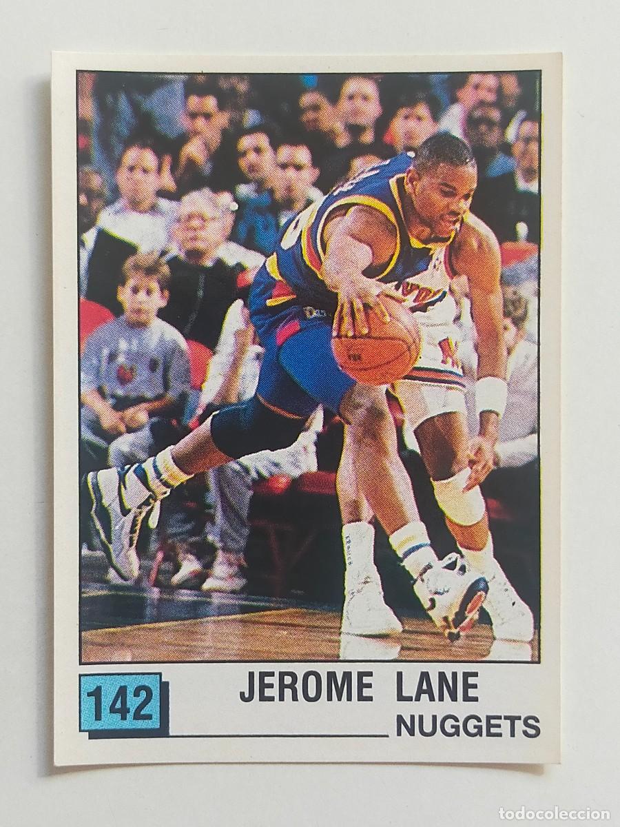 Coleccionismo deportivo: Panini Basket NBA 90 - N&ordm; 142 JEROME LANE (Denver Nuggets ) - Cromo nunca pegado - 1990