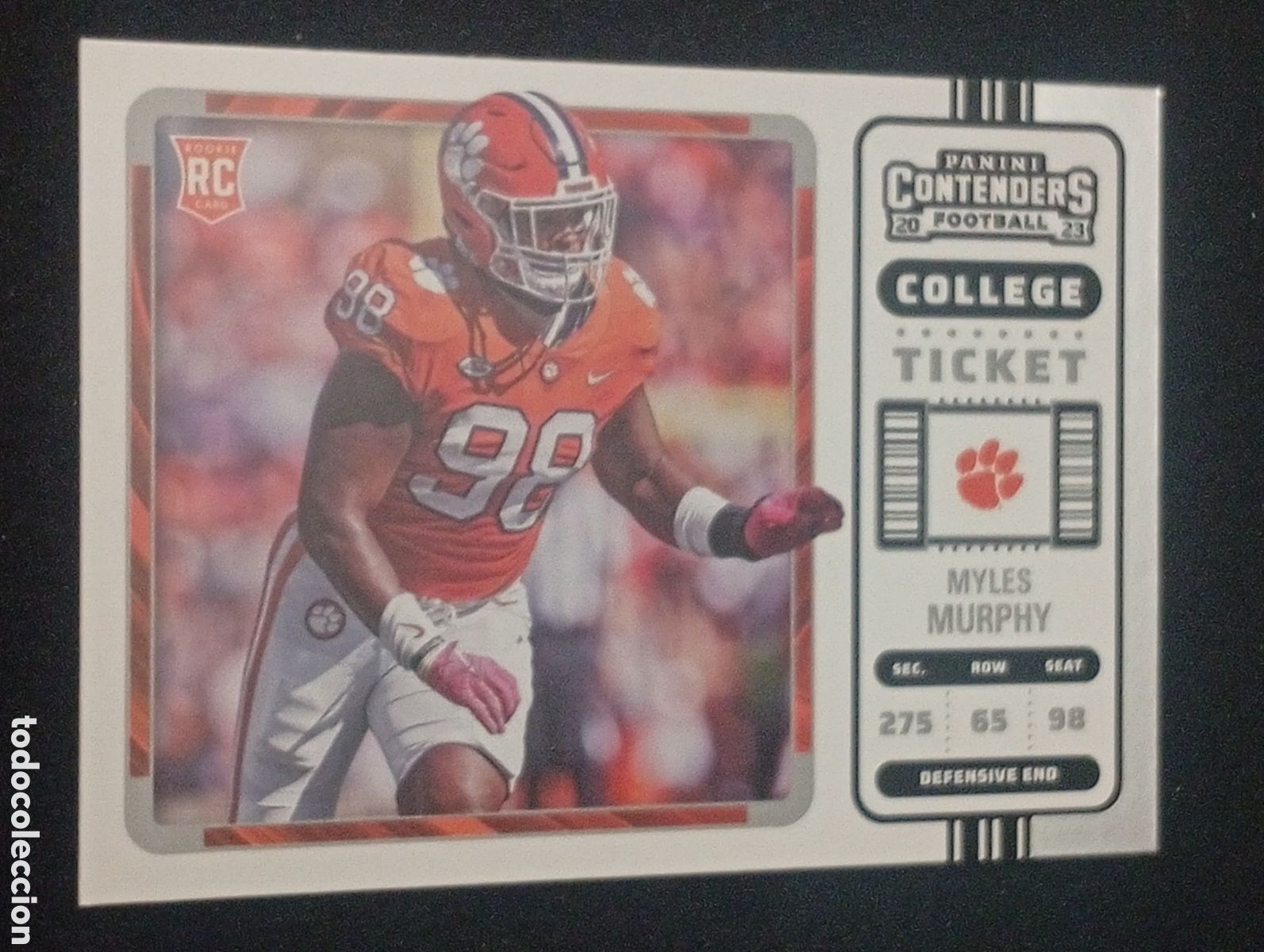 Colecionismo desportivo: 22 rookie ticket MYLES MURPHY 2022 2023 22 23 PANINI CHRONICLES NFL NFLPA CROMO CARD USA EEUU FUTBOL