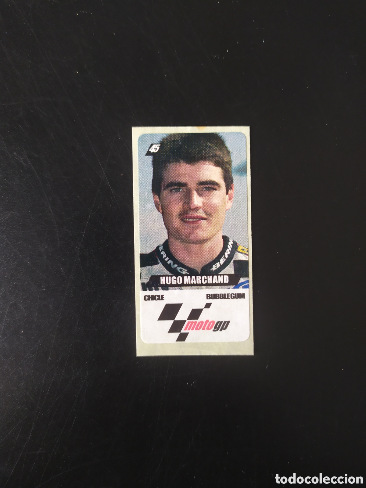 Colecionismo desportivo: MOTO GP Dorna 2005 Chicles VIdal Hugo Marchand n&deg; 45 sin pegar