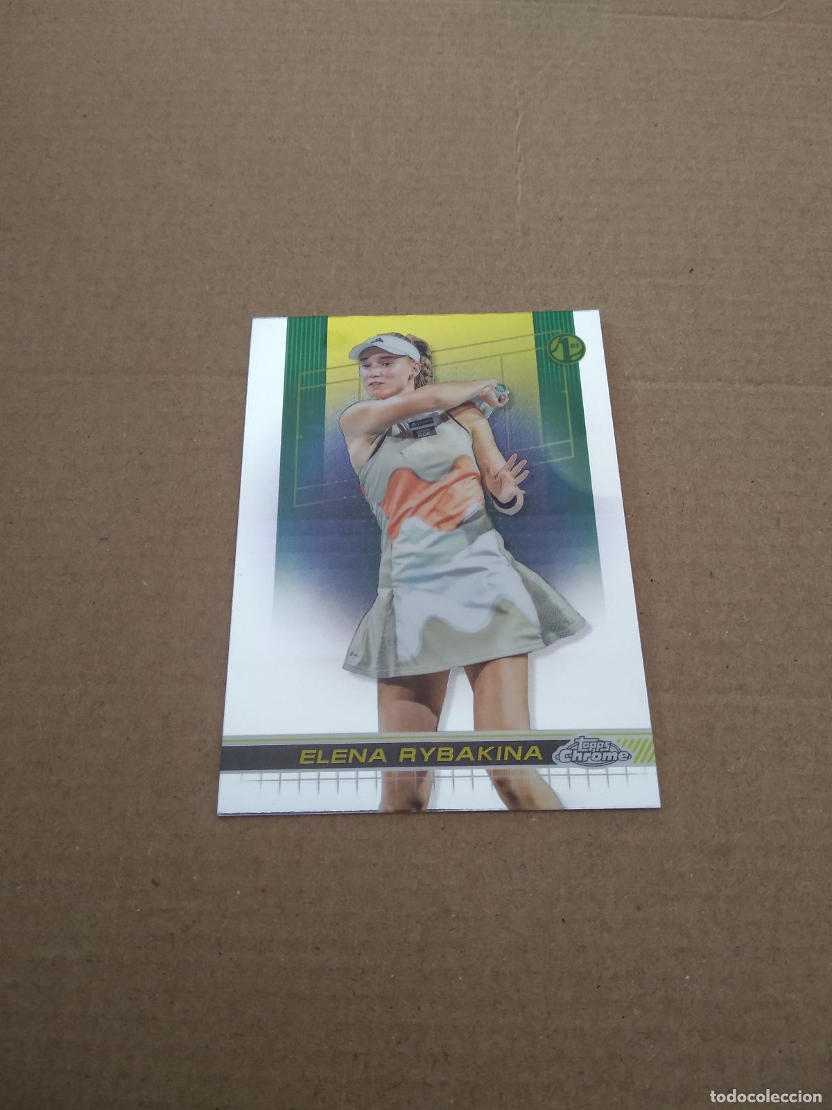 Coleccionismo deportivo: 29 ELENA RYBAKINA CROMO TOPPS CHROME TENIS 2024 TENNIS