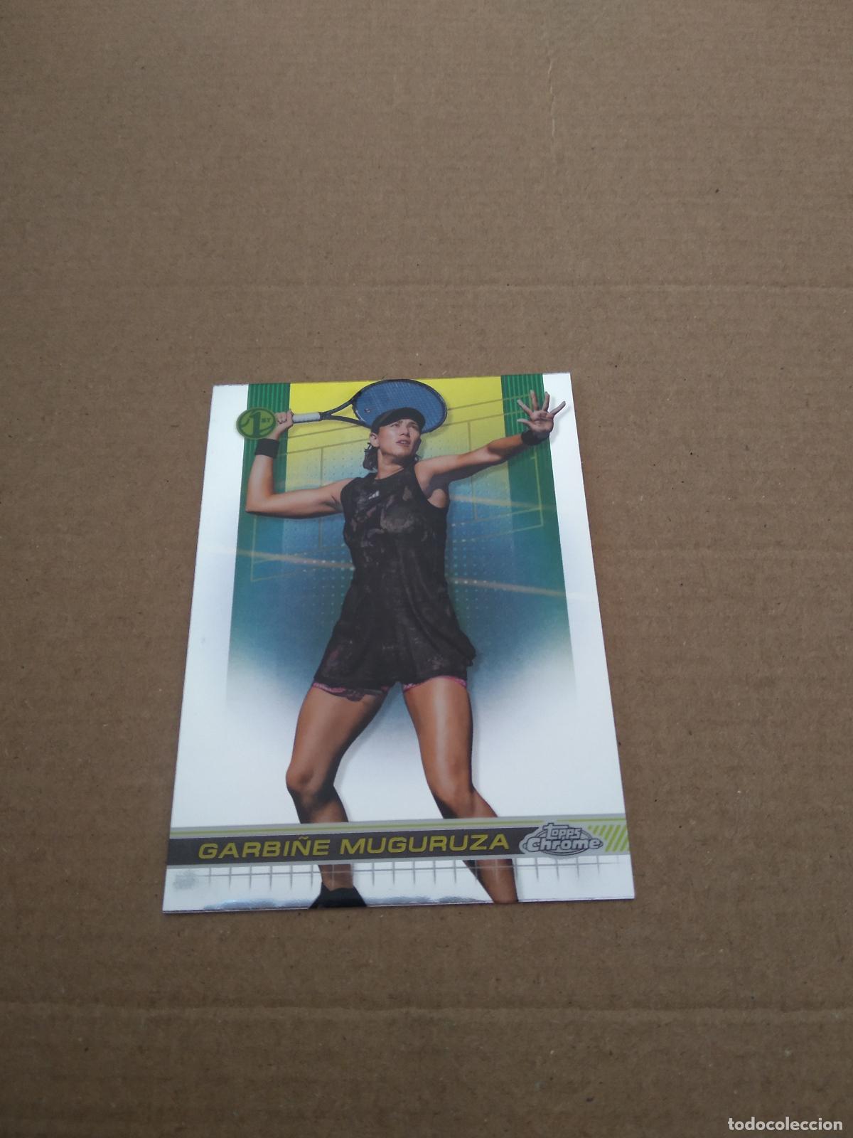 Coleccionismo deportivo: 39 GARBI&Ntilde;E MUGURUZA CROMO TOPPS CHROME TENIS 2024 TENNIS