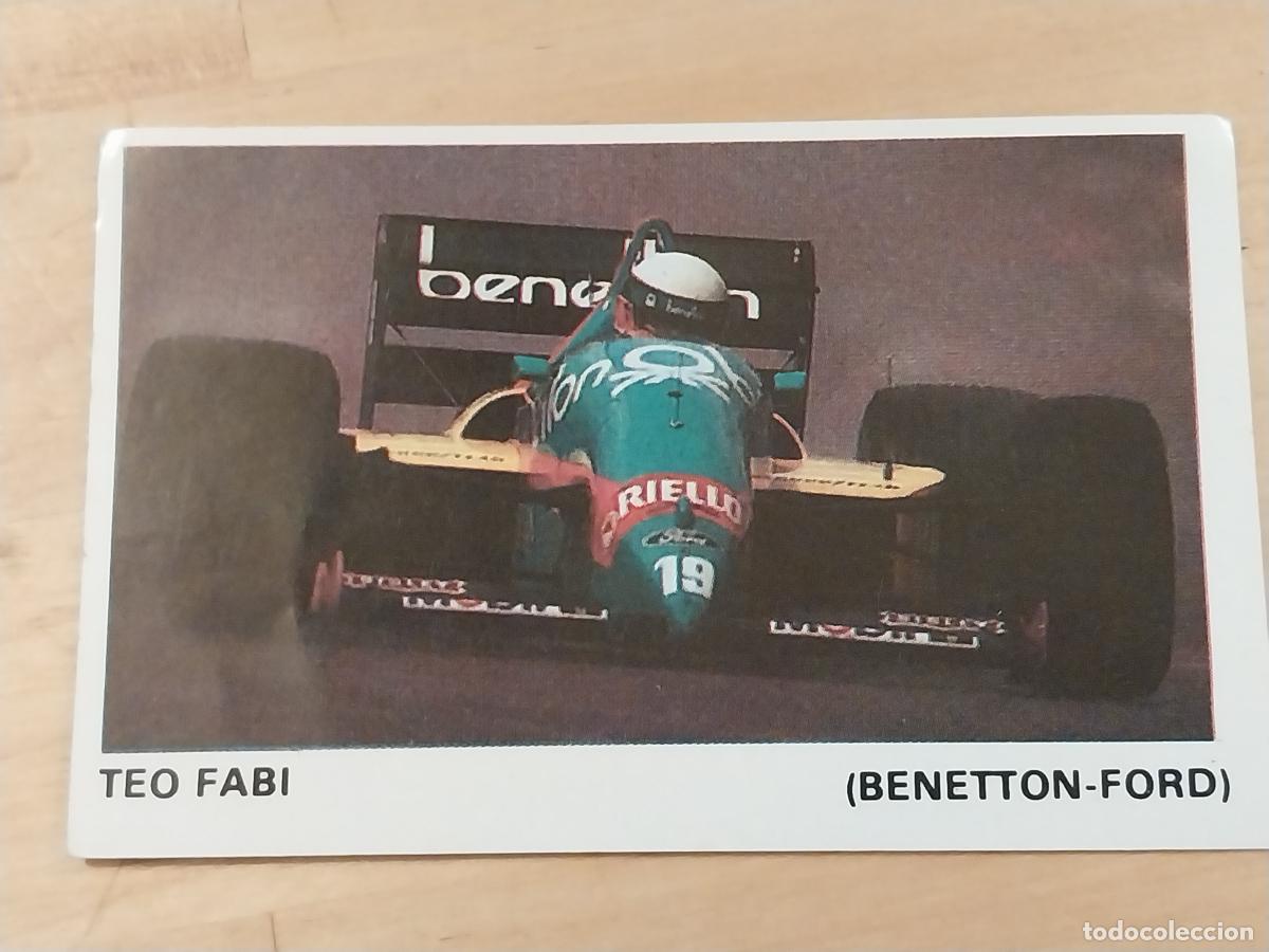 Coleccionismo deportivo: IVAN CAPELLI MARCH FORD # 9 CROMO SIN PEGAR NUNCA FORMULA 1 &Ccedil;