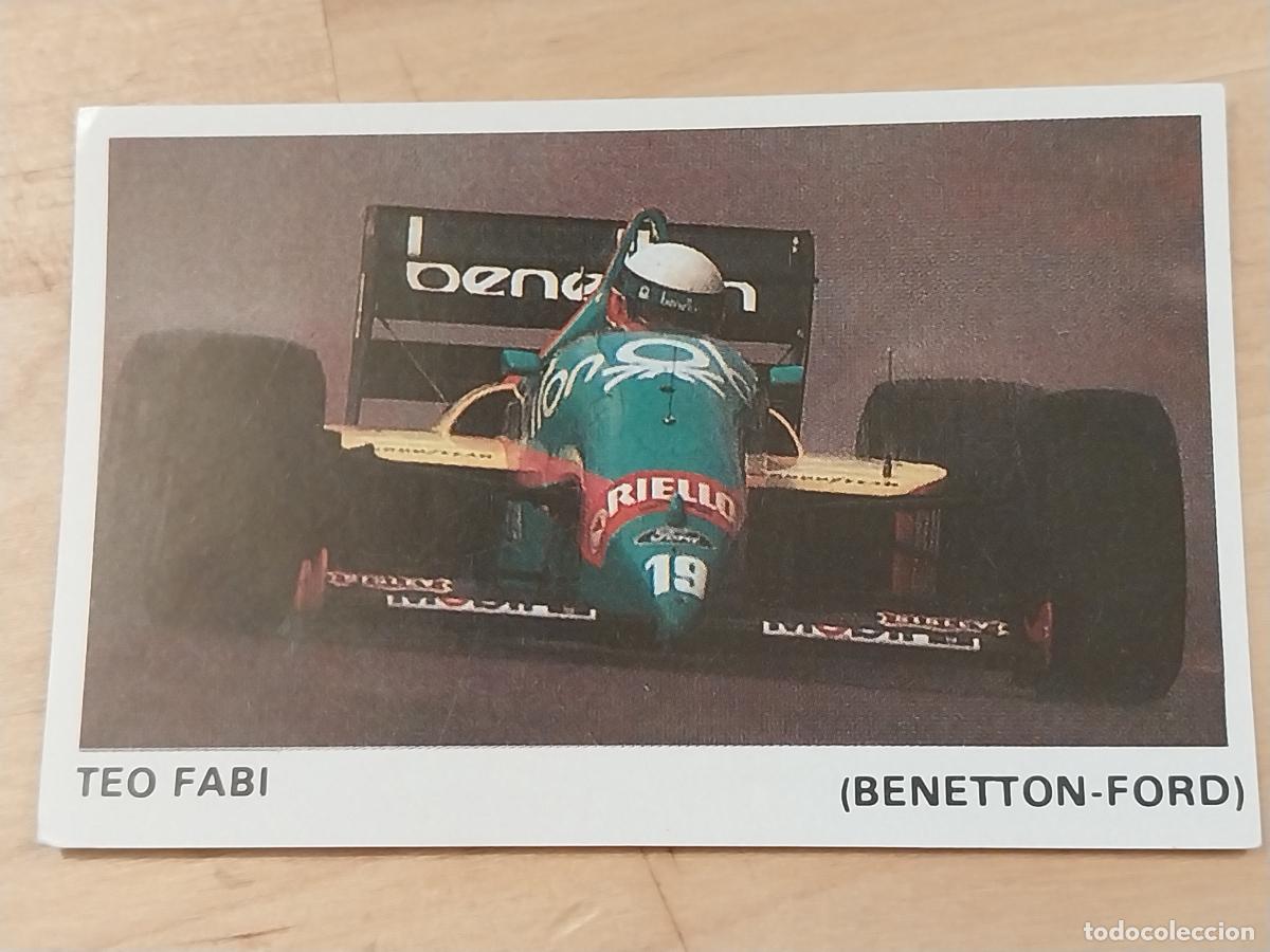Coleccionismo deportivo: IVAN CAPELLI MARCH FORD # 9 CROMO SIN PEGAR NUNCA FORMULA 1