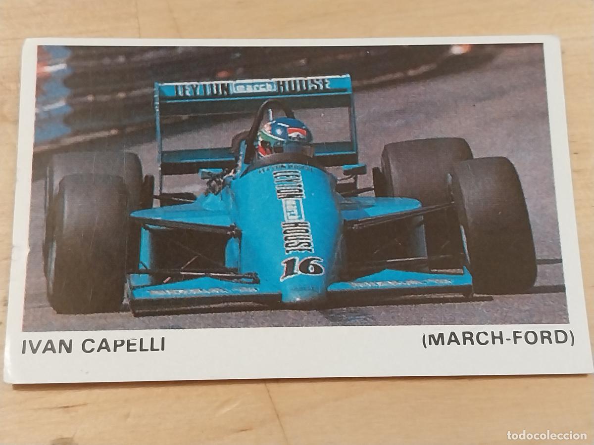 Coleccionismo deportivo: TEO FABI BENETTON FORD # 13 CROMO SIN PEGAR NUNCA FORMULA 1