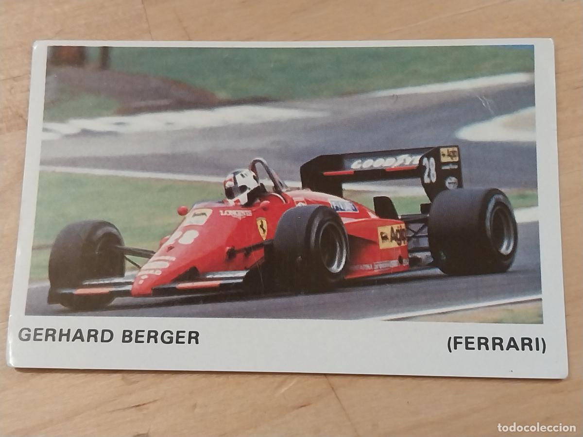 Coleccionismo deportivo: GERHARD BERGER FERRARI # 20 CROMO SIN PEGAR NUNCA FORMULA 1 &Ccedil;&Ccedil;