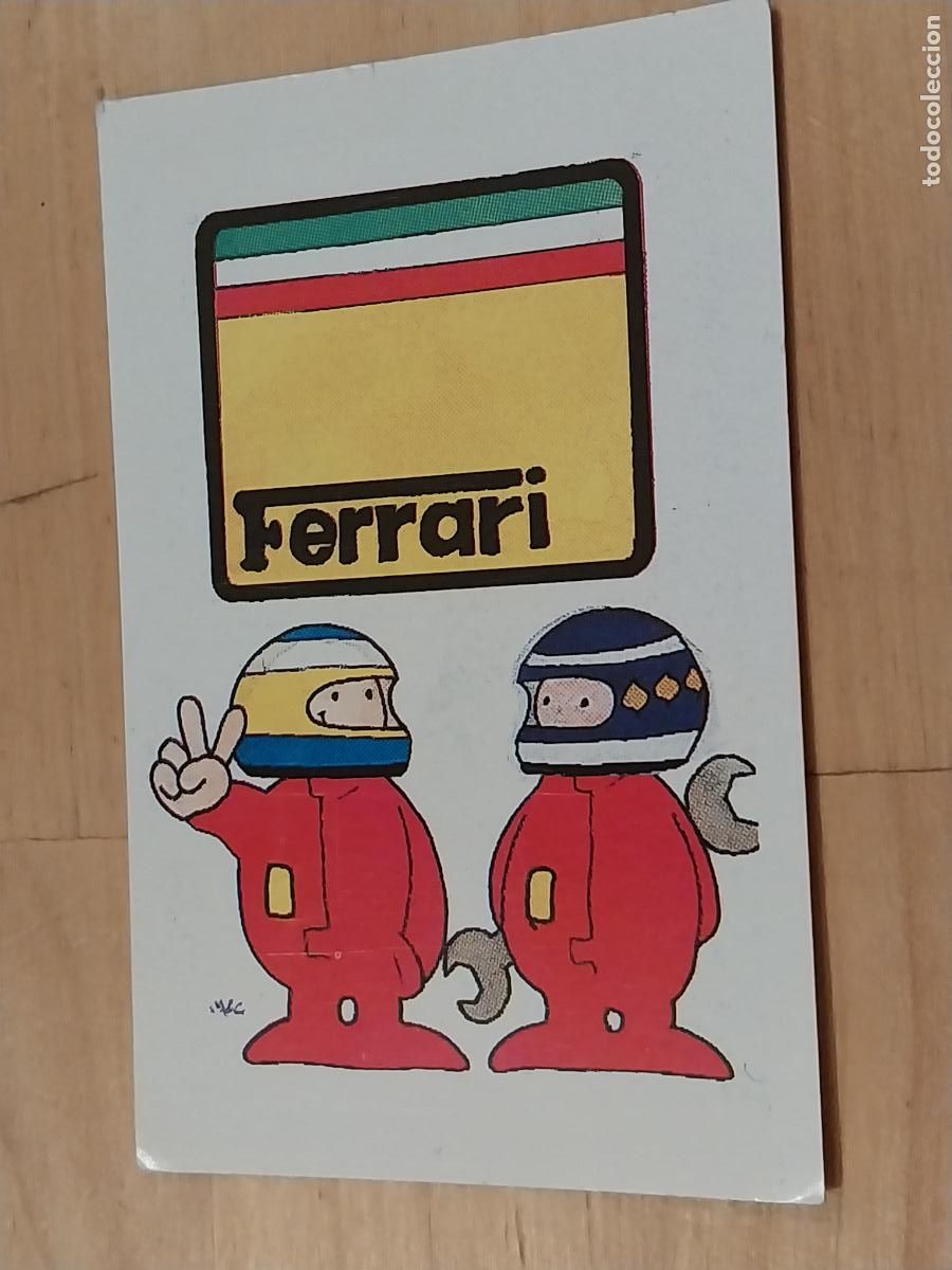 Coleccionismo deportivo: FERRARI ESCUDERIA BANDERA # 99 CROMO SIN PEGAR NUNCA FORMULA 1