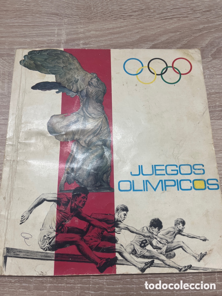 Coleccionismo deportivo: 1968 &Aacute;lbum los juegos ol&iacute;mpicos Ed. dura vac&iacute;o con cromos despegados