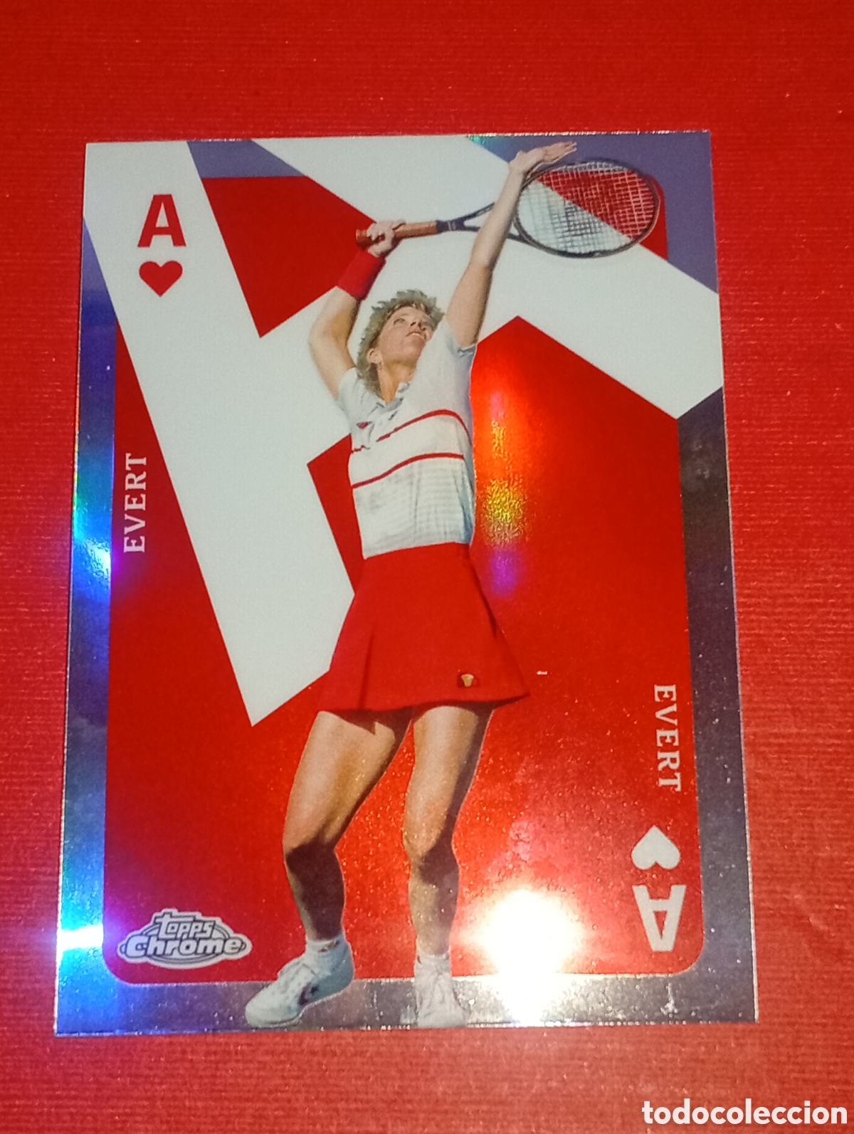 Sammelleidenschaft Sport: paralela EVERT TENNIS TENIS TOPPS CHROME 2023 2024 23 24 CROMOS PANINI baraja