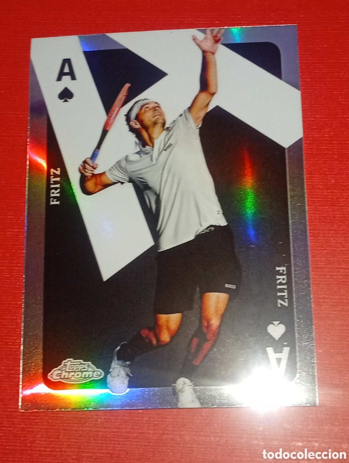 Sammelleidenschaft Sport: paralela TAYLOR FRITZ TENNIS TENIS TOPPS CHROME 2023 2024 23 24 CROMOS PANINI baraja