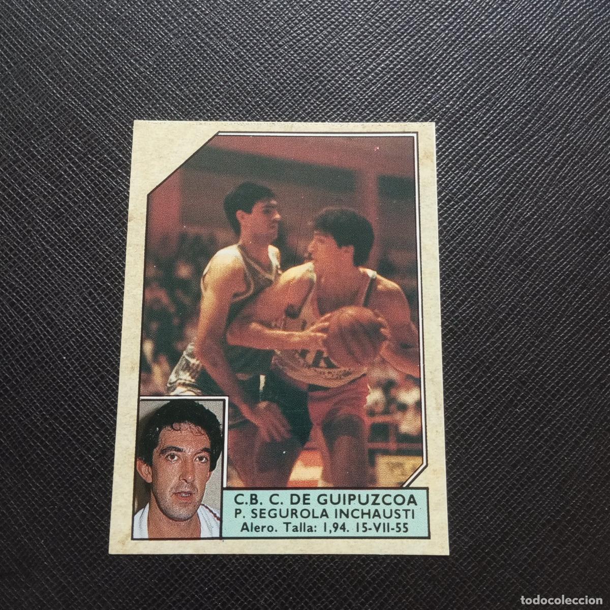 Sammelleidenschaft Sport: 58 SEGUROLA INCHASUSTI GUIPUZCOA CONVERSE ACB BALONCESTO 1988 1989 88 89 - SIN PEGAR A111 PG505