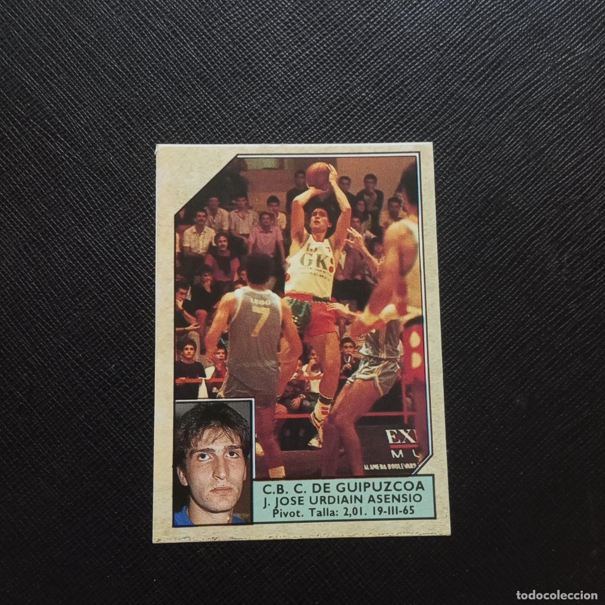 Sammelleidenschaft Sport: 63 URDIAIN ASENSIO GUIPUZCOA CONVERSE ACB BALONCESTO 1988 1989 88 89 - SIN PEGAR A111 PG505