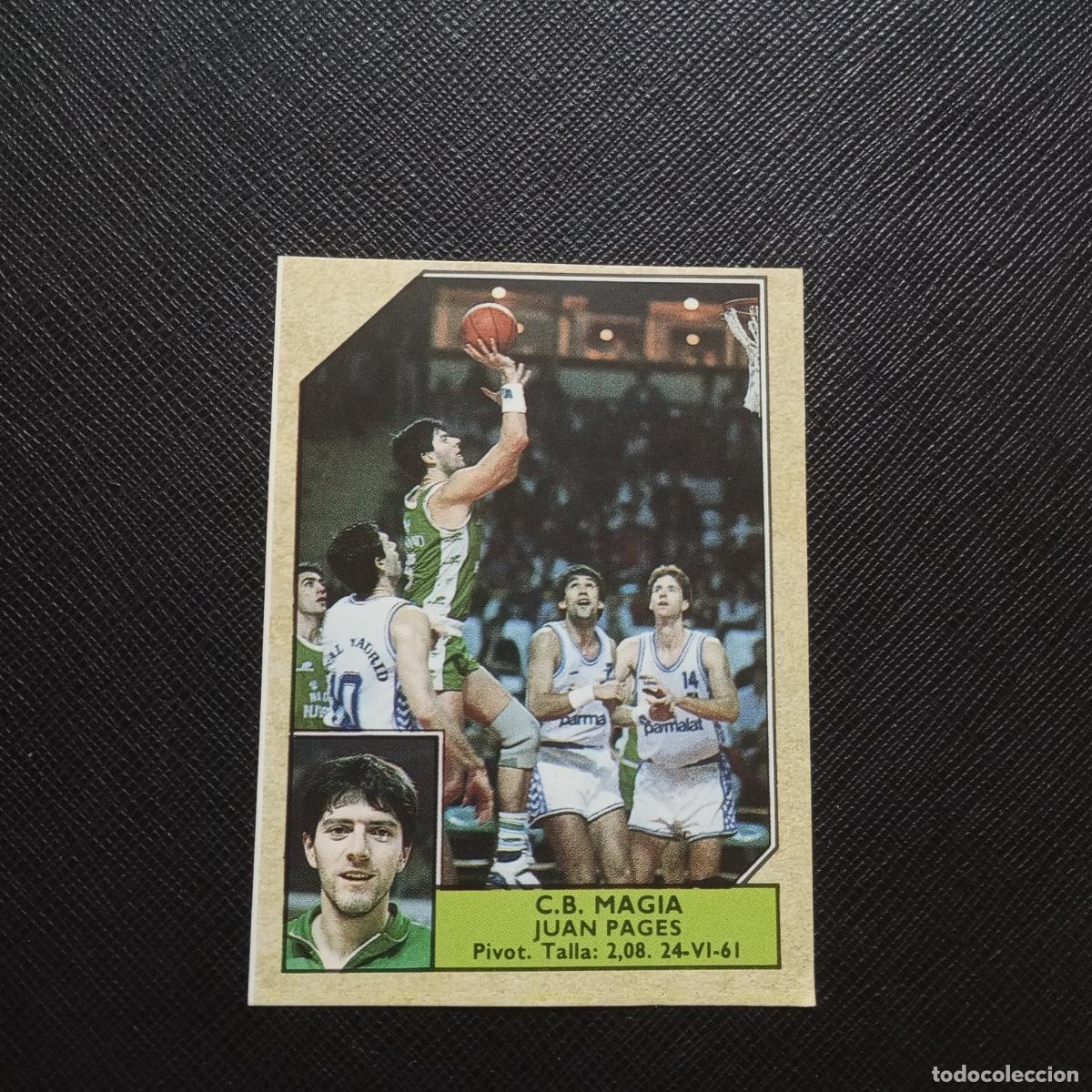 Sammelleidenschaft Sport: 111 JUAN PAGES MAGIA CONVERSE ACB BALONCESTO 1988 1989 88 89 - SIN PEGAR A111 PG505