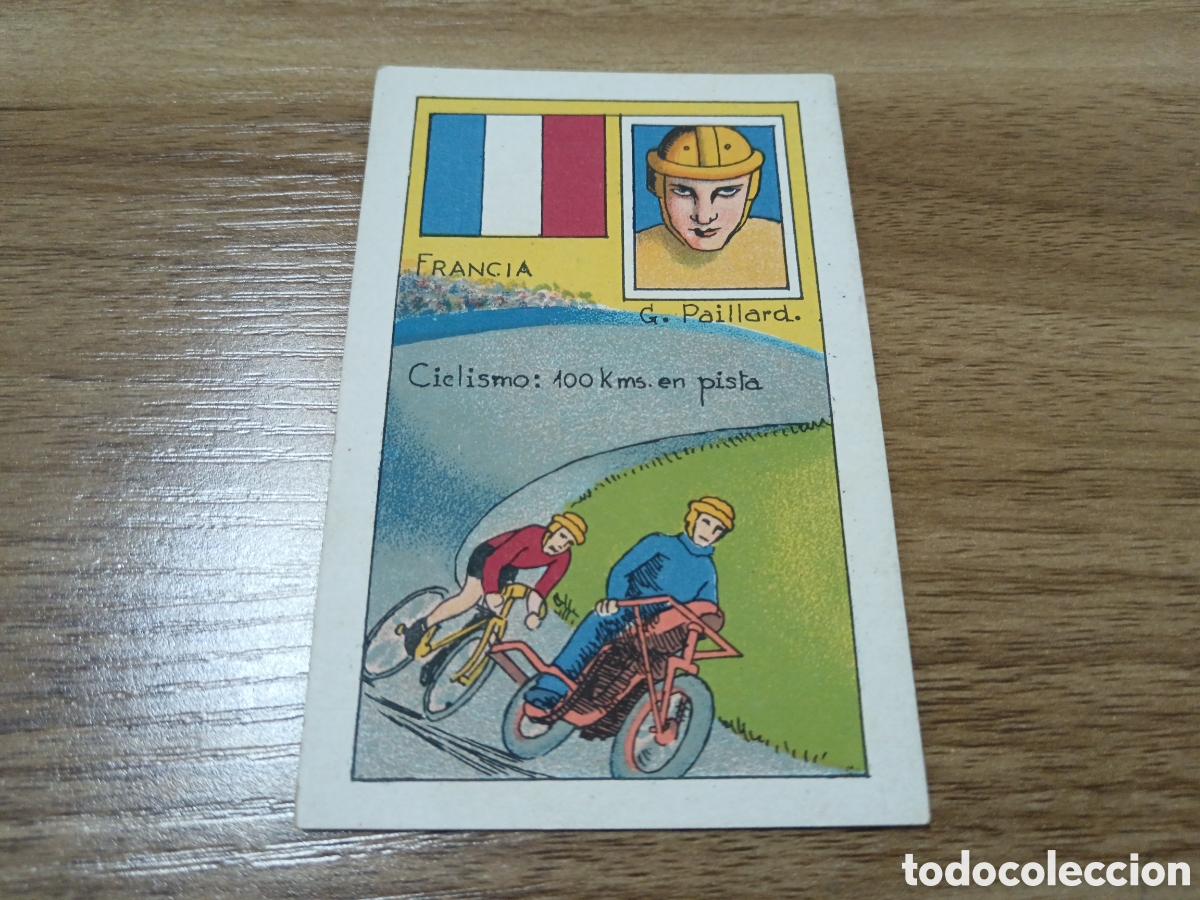 Sammelleidenschaft Sport: G. PAILLARD N&deg; 35 QUIEN ES EL CAMPE&Oacute;N MUNDIAL A&Ntilde;OS 20 CASA VICENS