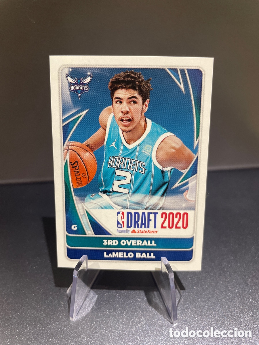 Collezionismo sportivo: Lamelo Ball 87 Rookie n.3 Draft Panini NBA 2020-21 Charlotte Hornets