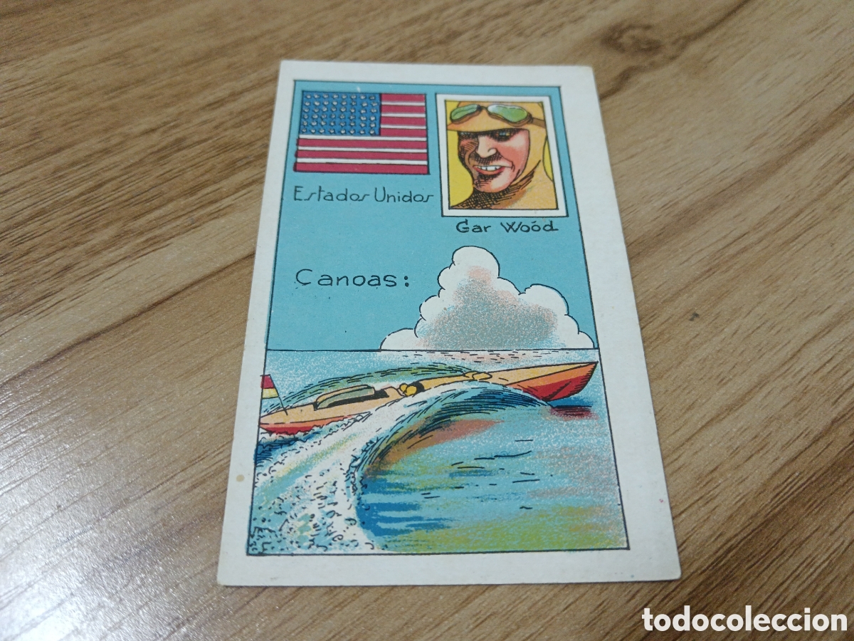 Sports collectibles: GAR WOOD QUIEN ES EL CAMPE&Oacute;N MUNDIAL A&Ntilde;OS 20 CASA VICENS N&deg; 41