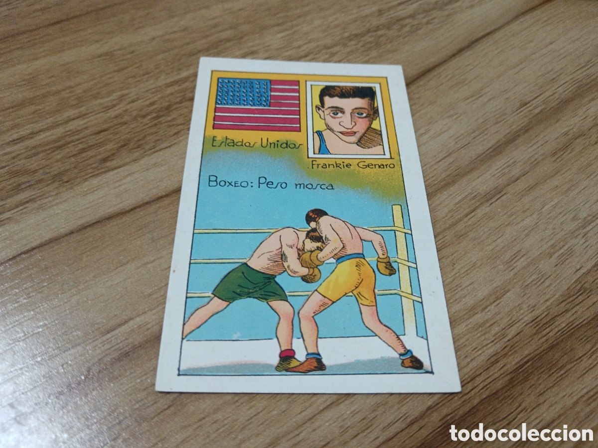 Sports collectibles: FRANKIE GENARO QUIEN ES EL CAMPE&Oacute;N MUNDIAL A&Ntilde;OS 20 CASA VICENS N&deg; 11