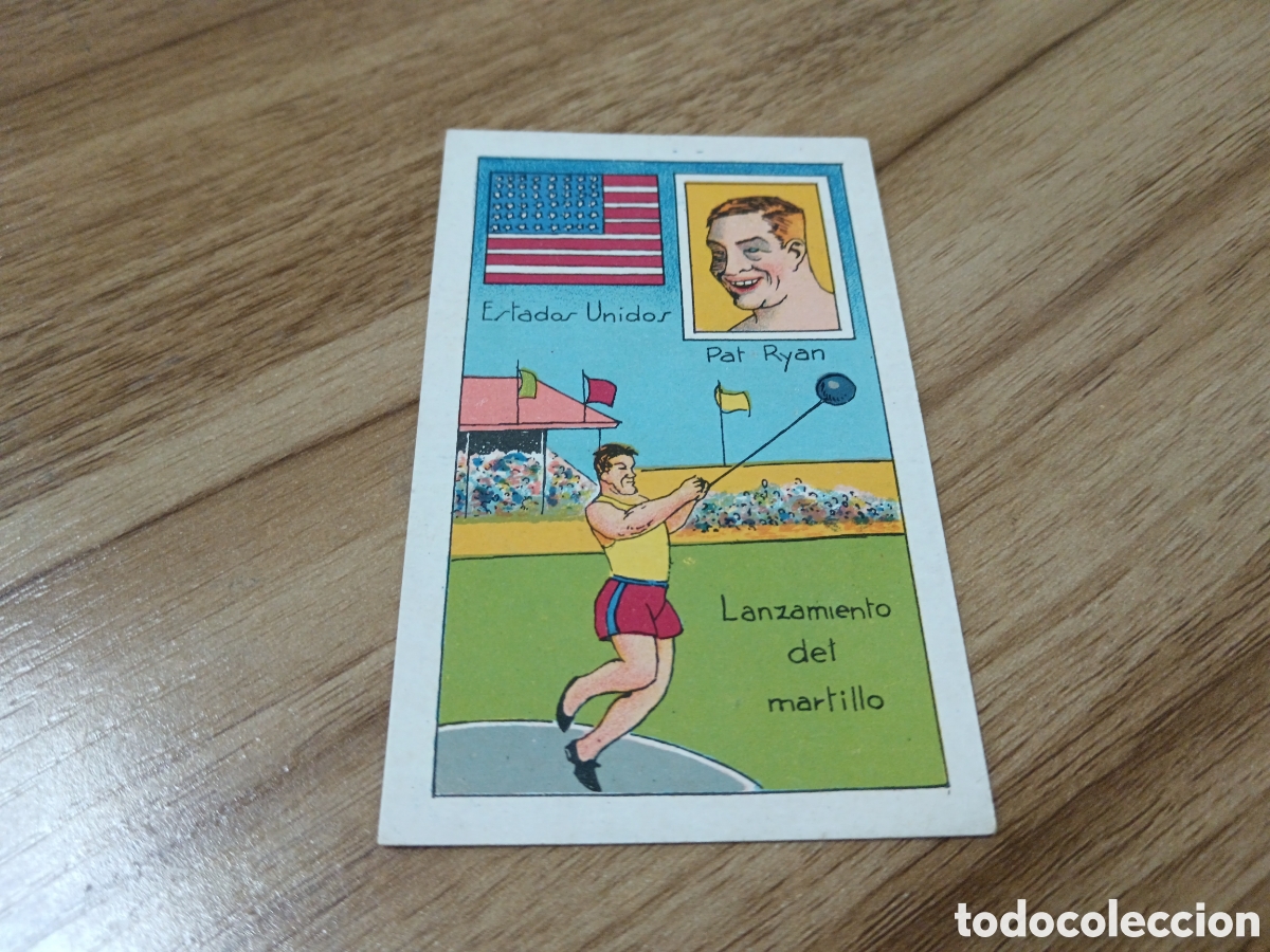 Sports collectibles: PAT RYAN QUIEN ES EL CAMPE&Oacute;N MUNDIAL A&Ntilde;OS 20 CASA VICENS N&deg; 8