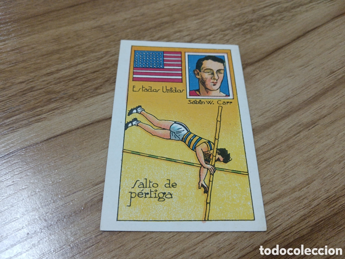 Sports collectibles: SABIN W.CARR QUIEN ES EL CAMPE&Oacute;N MUNDIAL A&Ntilde;OS 20 CASA VICENS N&deg; 6