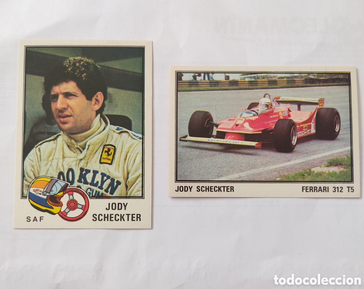 Sports collectibles: LOTE GRAND PRIX F1 JODY SCHECKTER PANINI FERRARISIN PEGAR