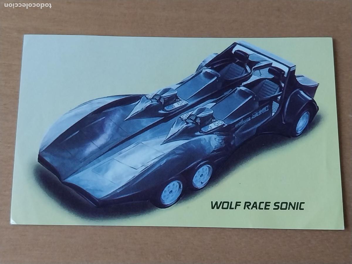Coleccionismo deportivo: WOLF RACE SONIC CROMO 213 MONSTRUOS ASFALTO SIN PEGAR NUNCA ORIGINAL A&Ntilde;OS 80
