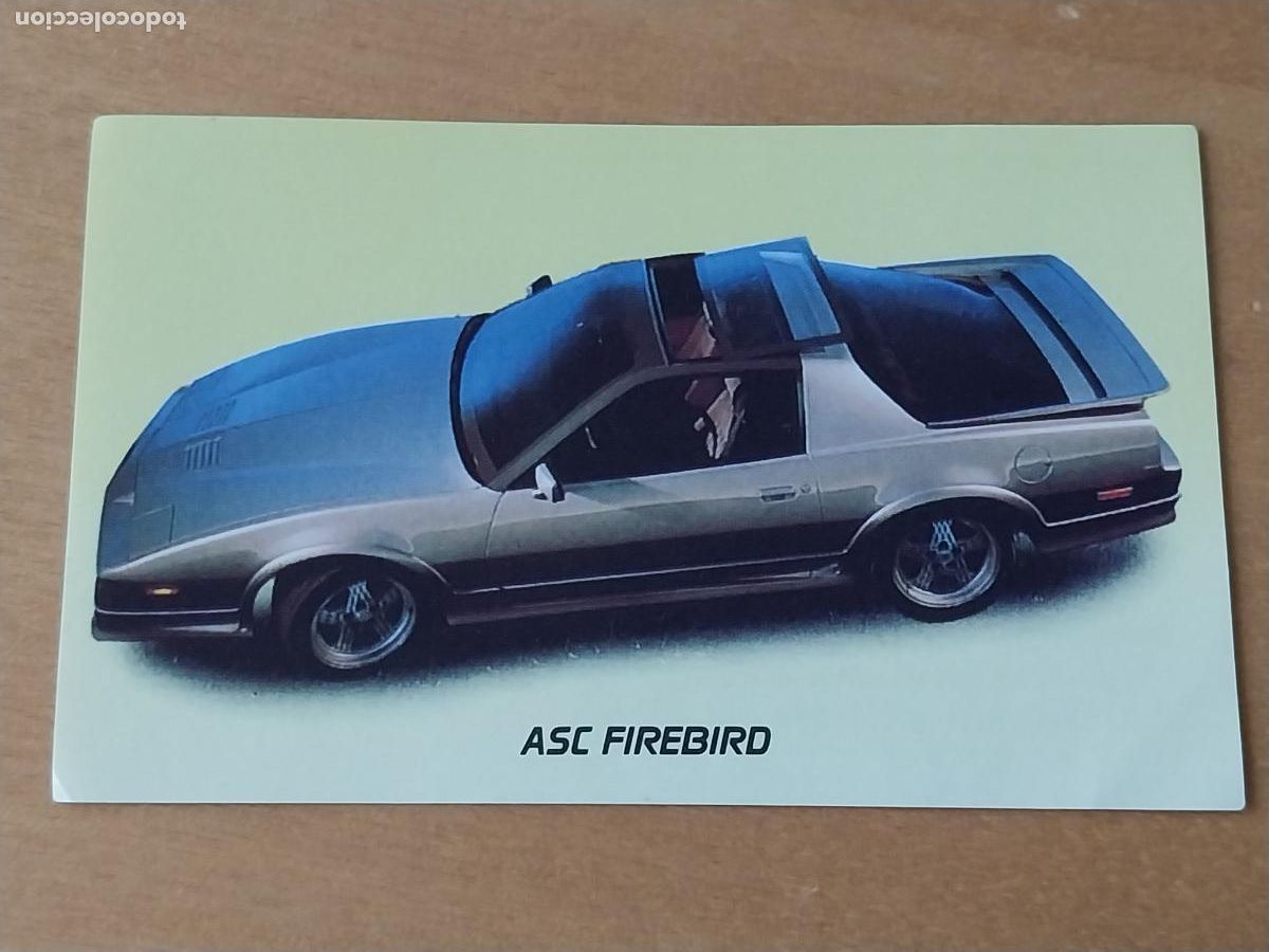 Coleccionismo deportivo: ASC FIREBIRD CROMO 9 MONSTRUOS ASFALTO SIN PEGAR NUNCA ORIGINAL A&Ntilde;OS 80