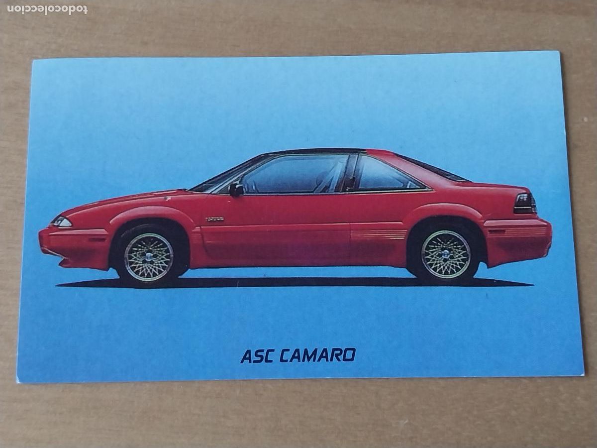 Coleccionismo deportivo: CAMARO ASC CROMO 7 MONSTRUOS ASFALTO SIN PEGAR NUNCA ORIGINAL A&Ntilde;OS 80