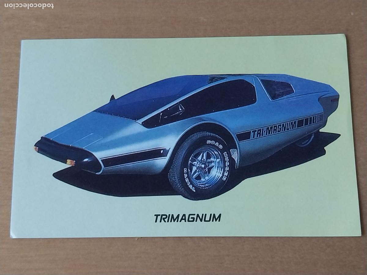 Coleccionismo deportivo: TRIMAGNUM CROMO 207 MONSTRUOS ASFALTO SIN PEGAR NUNCA ORIGINAL A&Ntilde;OS 80
