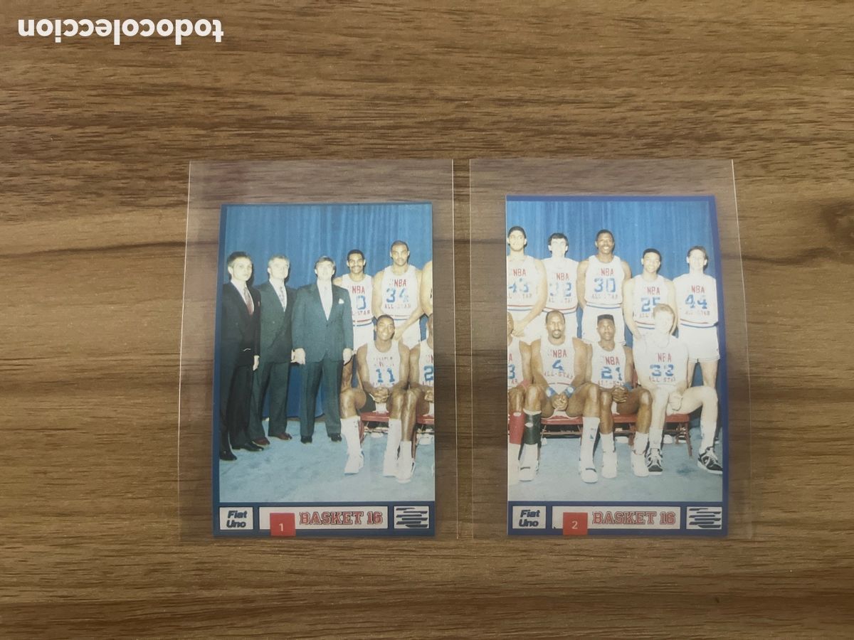 Coleccionismo deportivo: 1988 MICHAEL JORDAN LARRY BIRD... N&ordm; 1-2 PUZZLE BASKET 16 SIN PEGAR