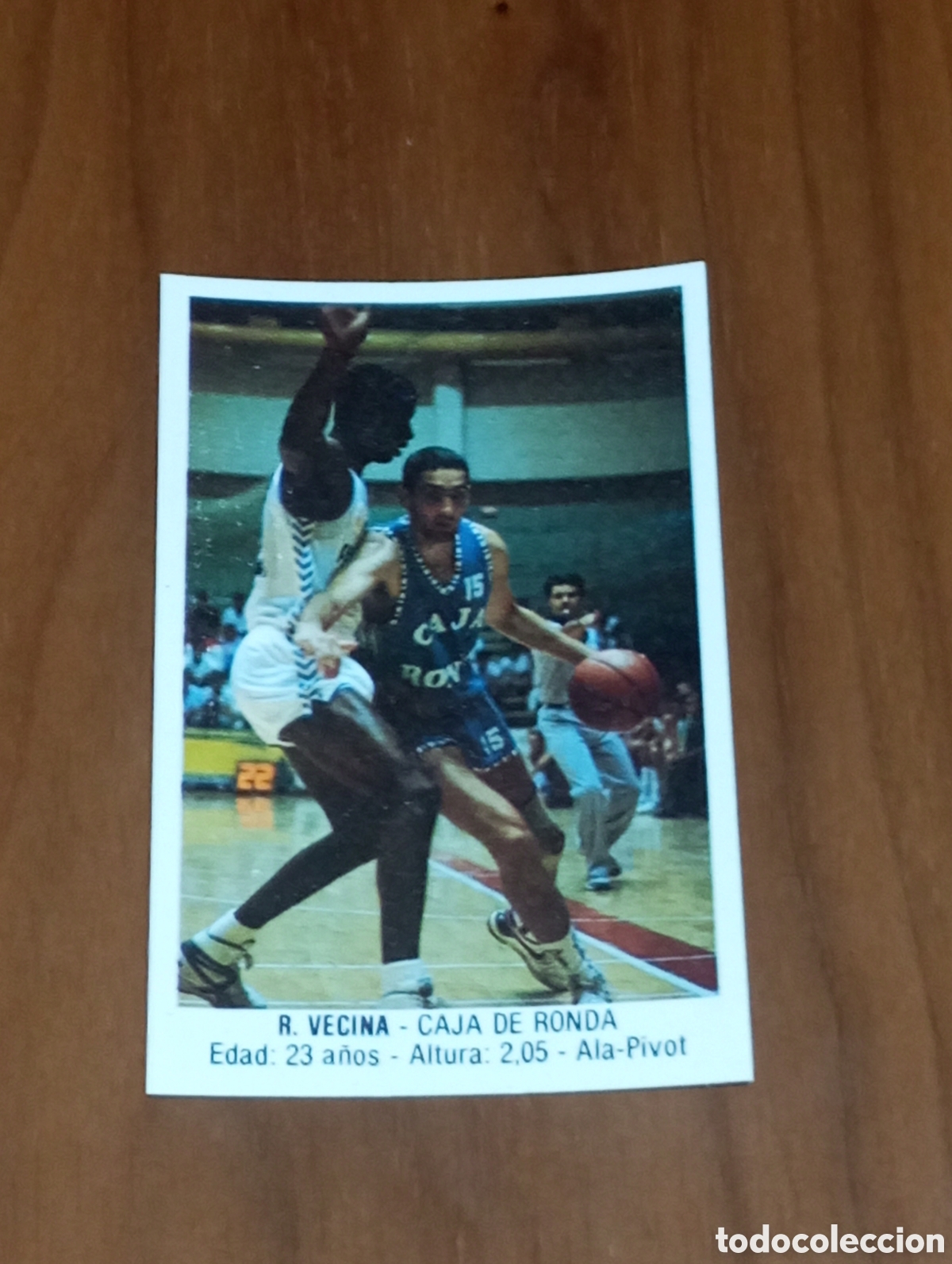 Sammelleidenschaft Sport: BALONCESTO 88 - CROMO N&ordm; 46 - R. VECINA - EDITORIAL J. MERCHANTE - NUNCA PEGADO.