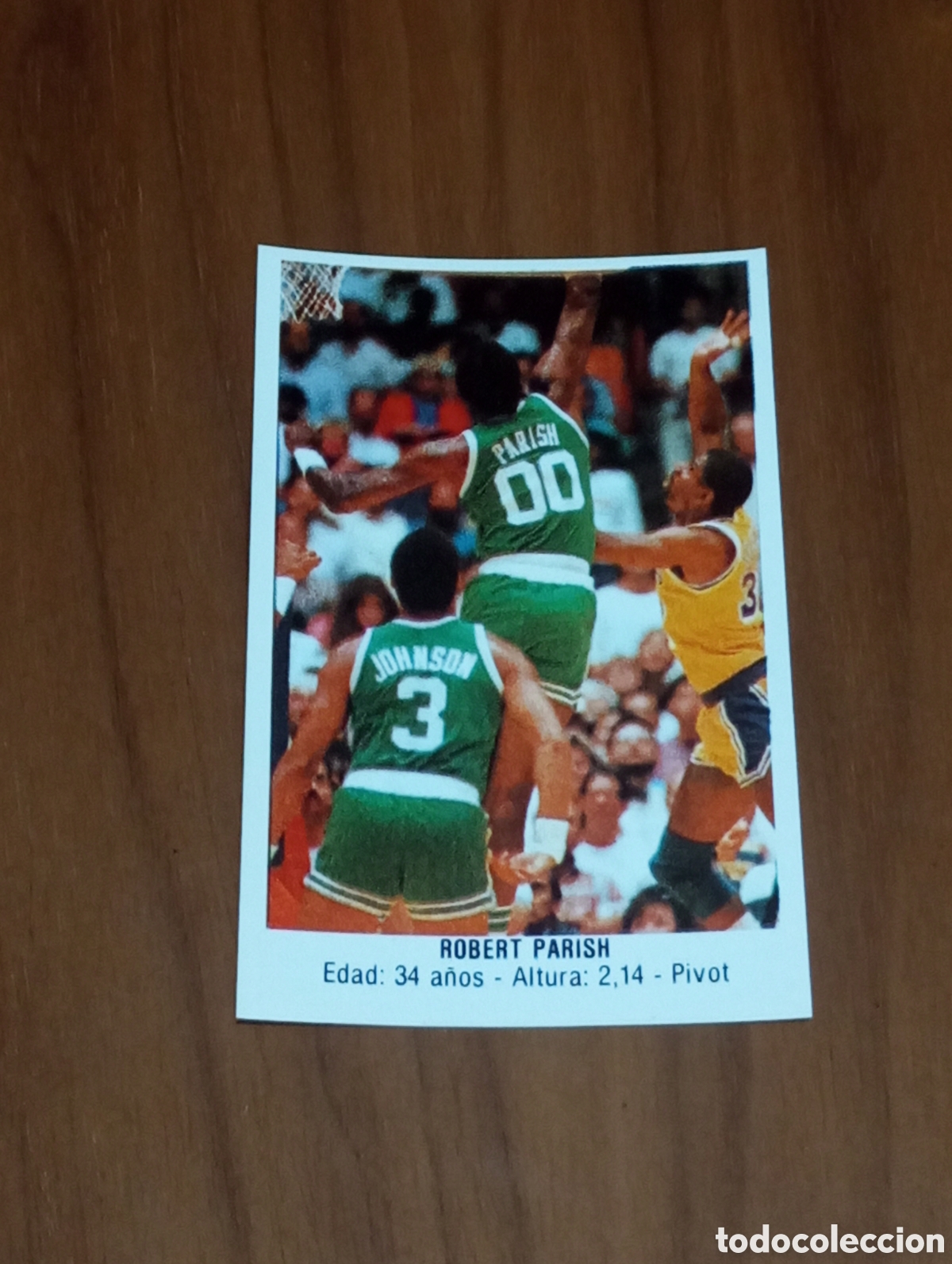 Sammelleidenschaft Sport: BALONCESTO 88 - CROMO N&ordm; 165 - ROBERT PARISH - EDITORIAL J. MERCHANTE - NUNCA PEGADO.