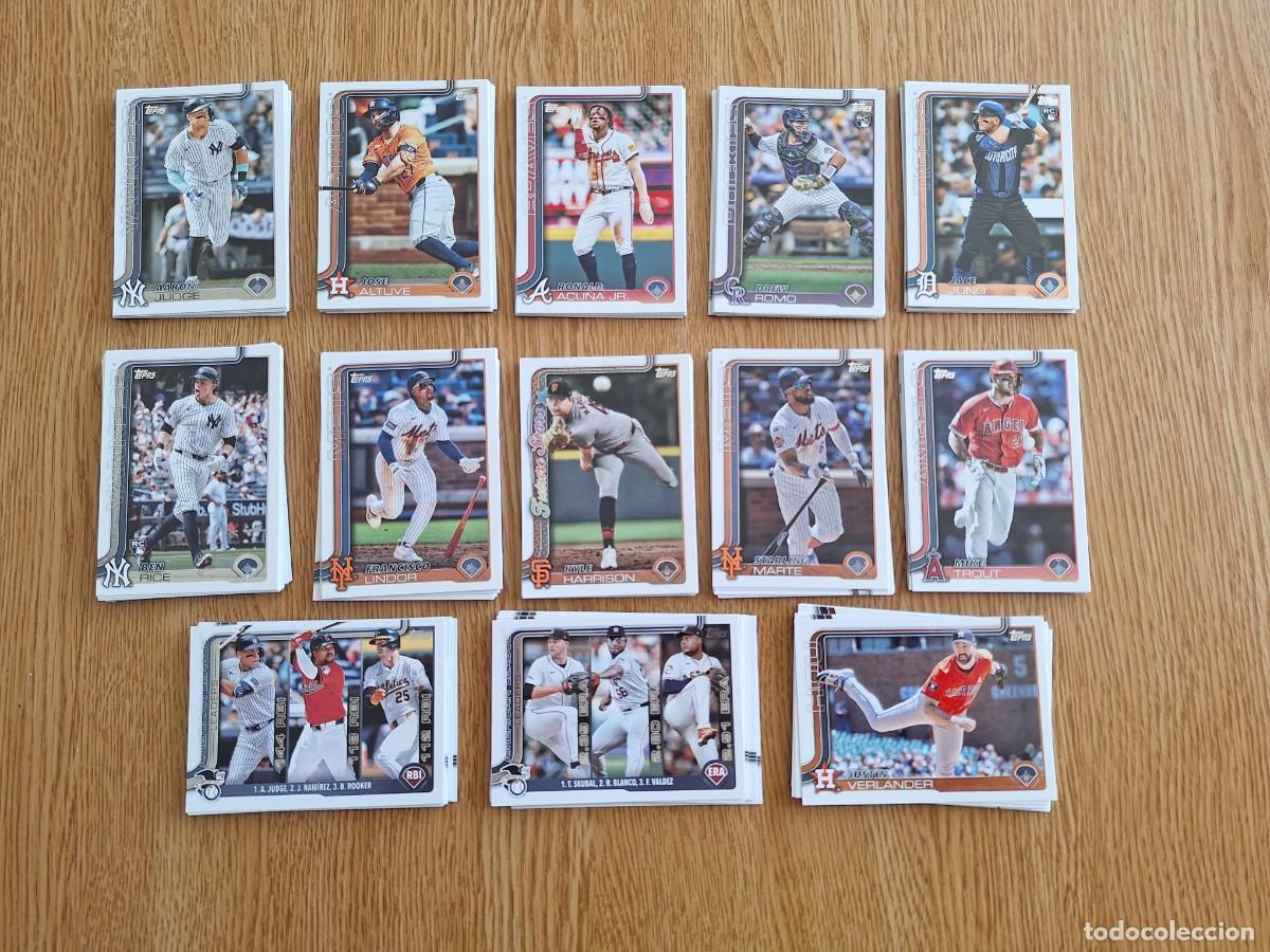 Sammelleidenschaft Sport: LOTE 140 CARDS TOPPS BASEBALL 2025 MLB SERIES ONE CON ROOKIES