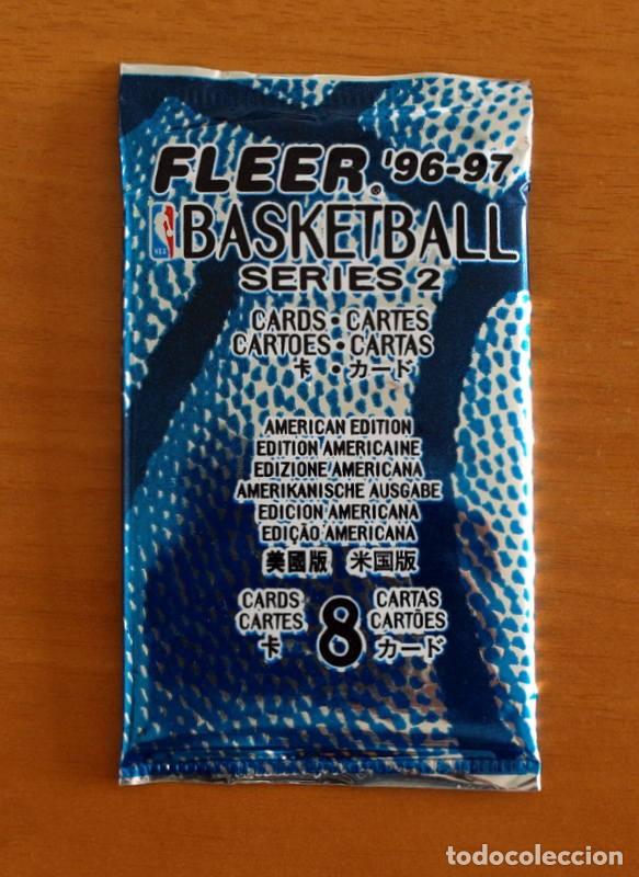Sports collectibles: Fleer 96-97, 1996-1997 - Basketball, series 2 NBA- Edici&oacute;n Americana Basket - Sobre sin abrir