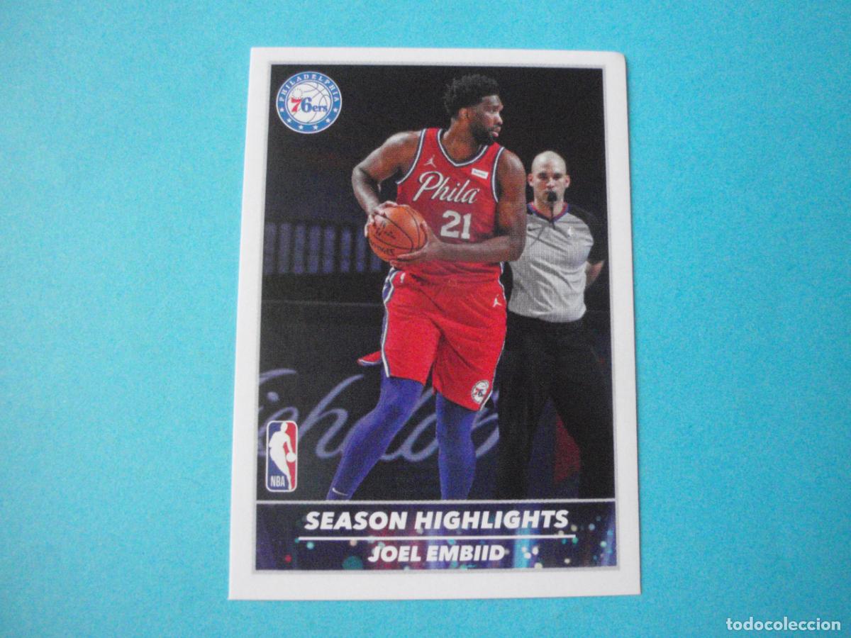 Collezionismo sportivo: Cromo baloncesto 8 EMBIID SEASON HIGHLIGHTS - Sticker NBA 2021 2022 Panini. 21 22