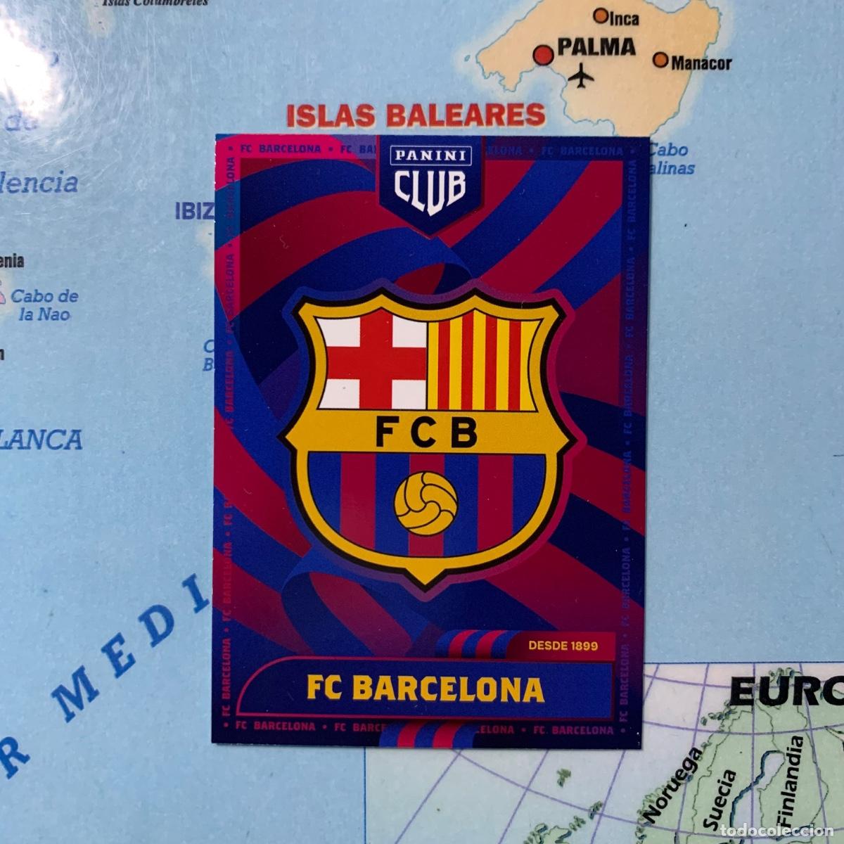 Collezionismo sportivo: Escudo n&uacute;mero 1 forca barsa Panini Club FC Barcelona 24-25 2024-2025