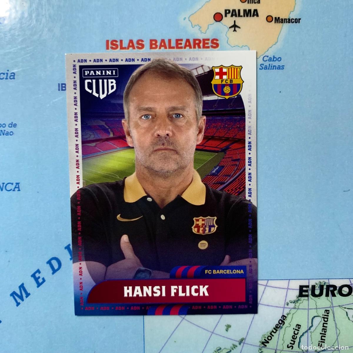 Collezionismo sportivo: Hansi flick n&uacute;mero 4 forca barsa Panini Club FC Barcelona 24-25 2024-2025