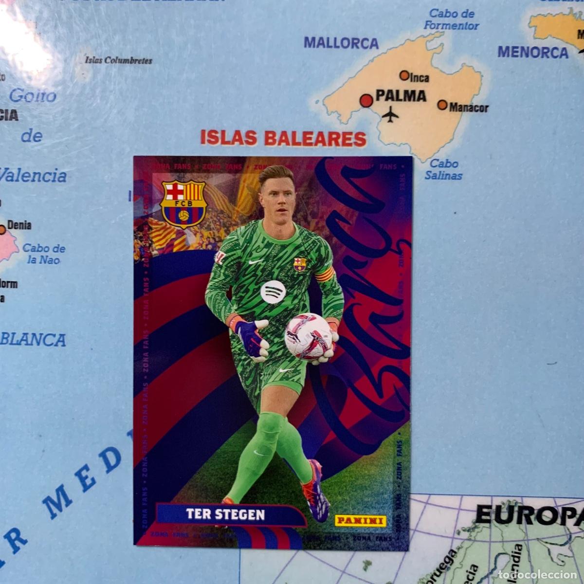 Collezionismo sportivo: Ter stegen n&uacute;mero 32 Zona Fans Panini Club FC Barcelona 24-25 2024-2025