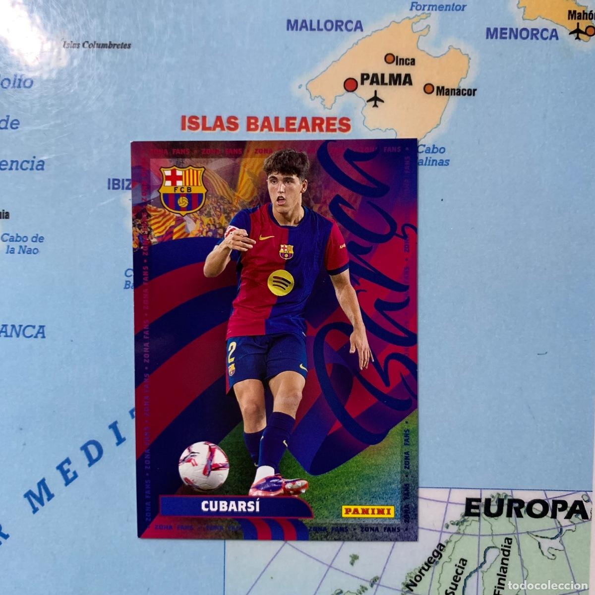 Collezionismo sportivo: Cubarsi n&uacute;mero 34 Zona Fans Panini Club FC Barcelona 24-25 2024-2025