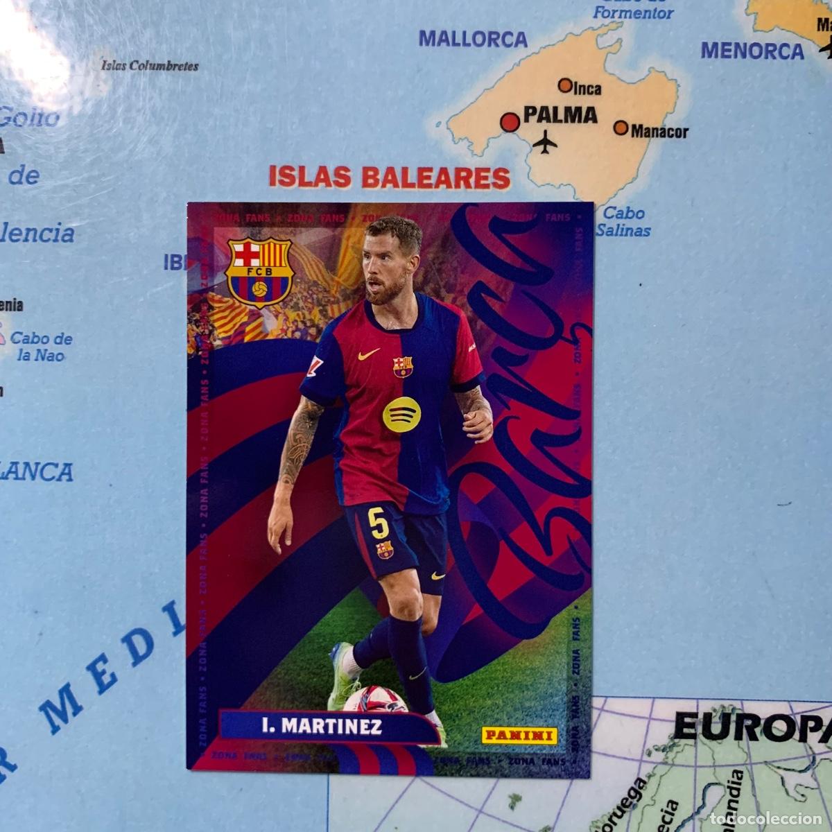 Collezionismo sportivo: I&ntilde;igo Mart&iacute;nez n&uacute;mero 35 Zona Fans Panini Club FC Barcelona 24-25 2024-2025