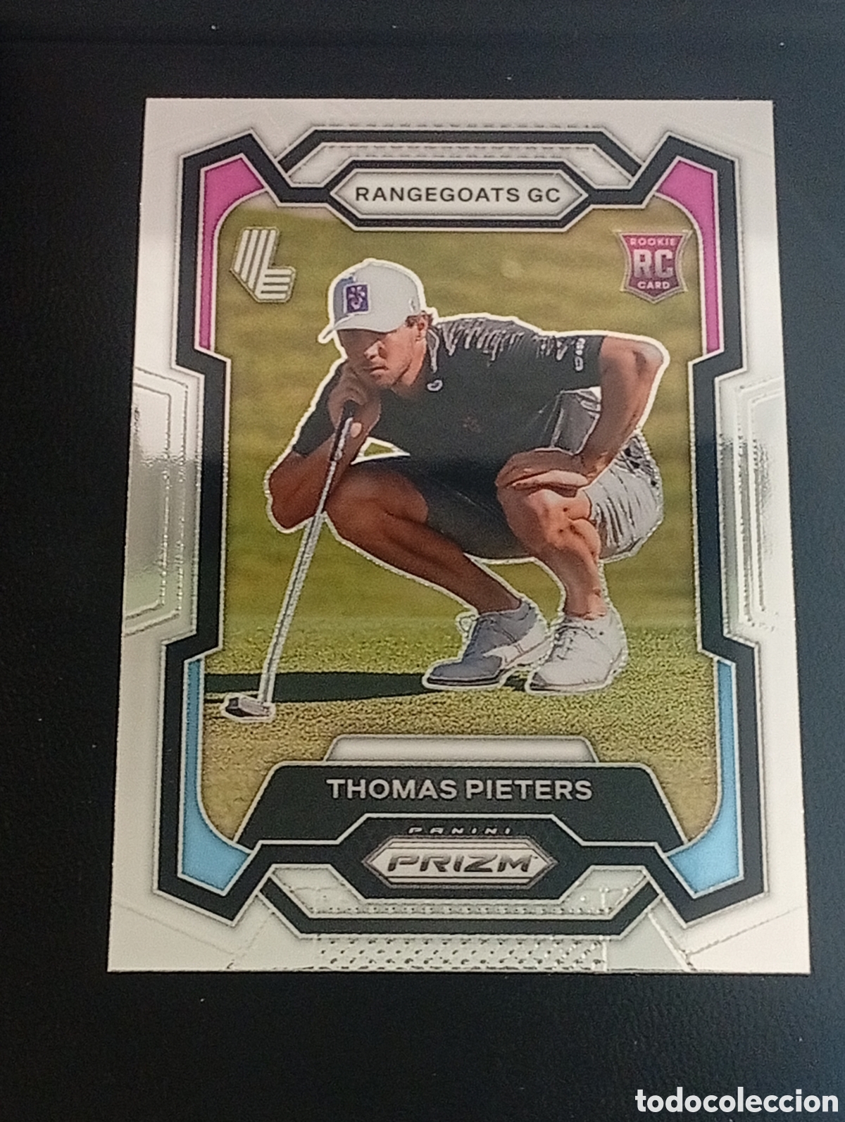 Sammelleidenschaft Sport: 19 rookie THOMAS PIETERS PANINI PRIZM LIV GOLF 2024 GOLFISTA CROMOS CARDS TOPPS