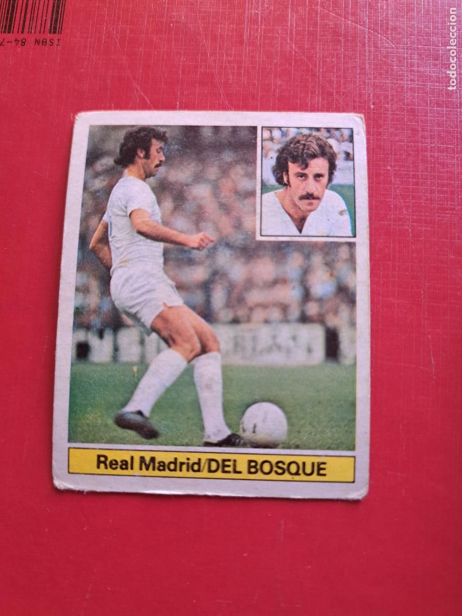 Sammelleidenschaft Sport: ESTE 81 82 1981 1982 DEL BOSQUE REAL MADRID NUNCA PEGADO