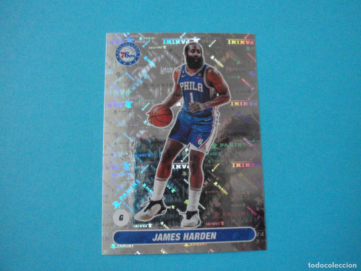 Colecionismo desportivo: Cromo sticker # 258 JAMES HARDEN (Philadelphia 76ERS) BRILLANTE NBA 2023 2024 Panini. 23 24