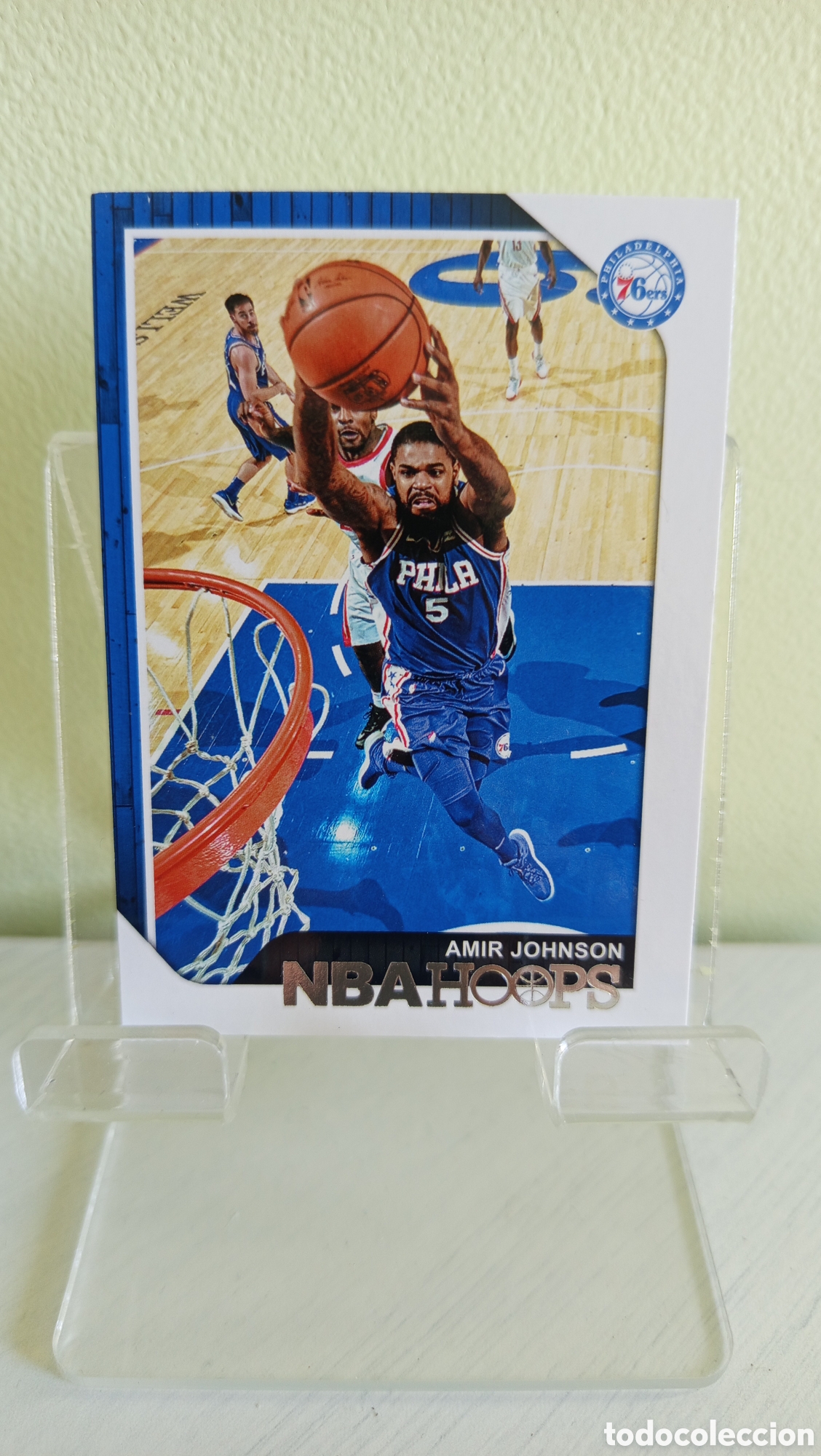 Colecionismo desportivo: ❇️ CROMO CARD AMIR JOHNSON PHILADELPHIA 76ERS 236 2018 2019 18 19 NBA HOOPS ❇️