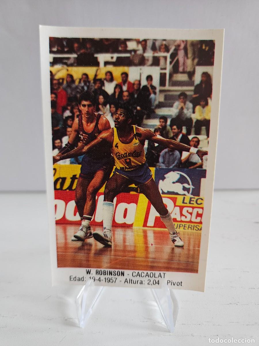 Colecionismo desportivo: CROMO BALONCESTO CONVERSE - W. ROBINSON-CACAOLAT N&ordm;18