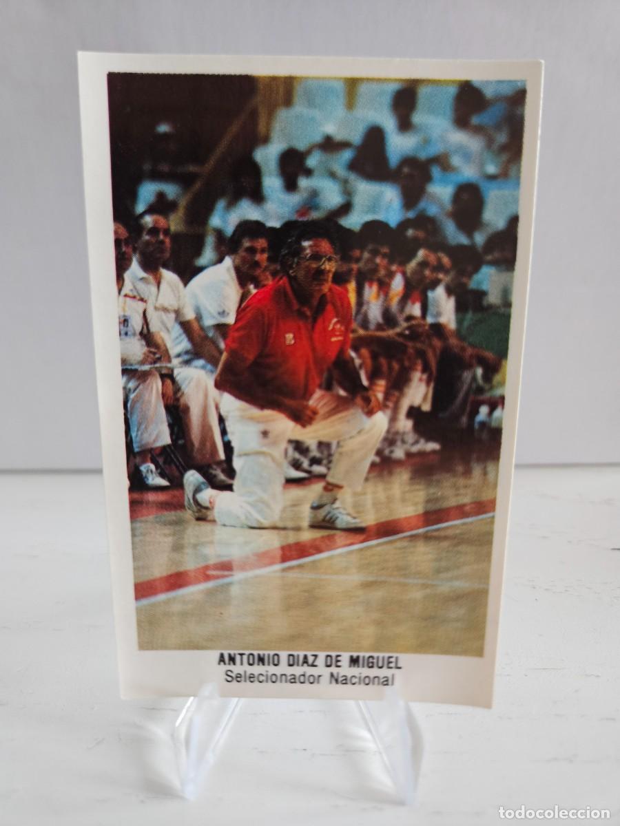 Colecionismo desportivo: CROMO BASKET BALONCESTO NBA 131 ANTONIO DIAZ DE MIGUEL ENTRENADOR. ACB 1987 1988 CONVERSE MERCHANTE